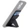 Mobigear Folding Snap-On - Porte Cartes en - 3 Cartes - Compatible MagSafe - Noir