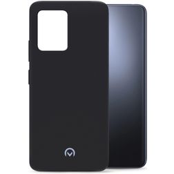 Mobilize Rubber Gelly Coque Xiaomi Redmi Note 12 Coque arrière en TPU Souple - Matt Black