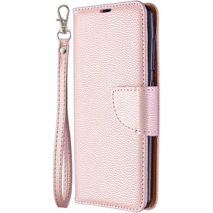 Mobigear Excellent Housse Samsung Galaxy A41 Etui Porte-Monnaie - Rose doré