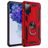 Mobigear Armor Ring Samsung Galaxy S20 FE Plastique rigide Coque arrière Antichoc avec bague de maintien - Rouge