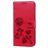 Mobigear Roses Housse Samsung Galaxy A10 Etui Porte-Monnaie - Rouge