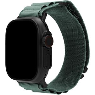 Mobilize Alpine Bracelet Nylon Apple Watch Fermeture boucle ardillon - 42/41/40/38 mm - Vert