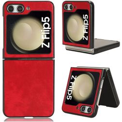 Mobigear Race Coque Samsung Galaxy Z Flip 5 Coque arrière Rigide - Rouge