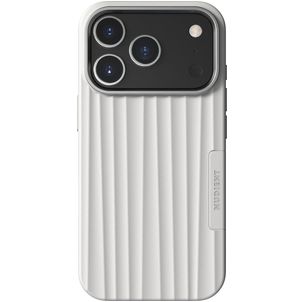 Nudient Bold iPhone 17 Pro MagSafe Plastique rigide Coque arrière - Chalk White