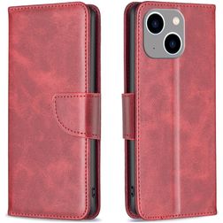 Mobigear Excellent iPhone 15 Plus Étui Portefeuille - Rouge