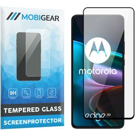 Mobigear Premium Motorola Edge 30 Verre trempé Protection d'écran - Compatible Coque - Noir