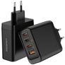 Mobilize Wall Charger - 4 USB Power Delivery 140W - Noir