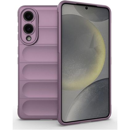 Mobigear Bumpy Coque Samsung Galaxy S25 Edge Coque arrière en TPU Souple - Violet