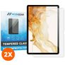 Mobigear Samsung Galaxy Tab S8 Plus Verre trempé Protection d'écran - Compatible Coque (Lot de 2)