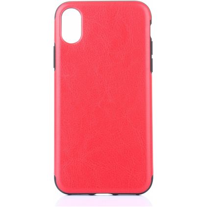 Mobigear Excellent Coque iPhone XS Max Coque arrière en TPU Souple - Rouge