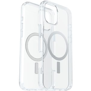 Otterbox Symmetry Plus Coque Transparente iPhone 16 Plus MagSafe Coque arrière Rigide Anti-Chocs - Transparent