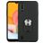 Mobigear Armor Ring Coque Samsung Galaxy A01 Coque arrière Rigide Anti-Chocs avec Anneau-Support - Noir