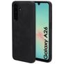 Mobiparts Classic Samsung Galaxy A26 MagSafe TPU / Similicuir Coque arrière - Graphite Black