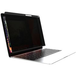PanzerGlass Dual Privacy Filter MacBook 12 Pouces (2015-2017) Verre trempé Protection d'écran Confidentialité - Compatible Coque