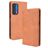 Mobigear Sensation Housse Motorola Edge (2021) Etui Porte-Monnaie - Cognac
