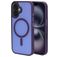 Mobiparts Hardcover Coque iPhone 16 MagSafe Coque arrière Rigide - Satin Purple