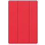 Mobigear Tri-Fold Gel Coque Samsung Galaxy Tab A8 10.5 (2021) Etui en TPU,Similicuir - Rouge