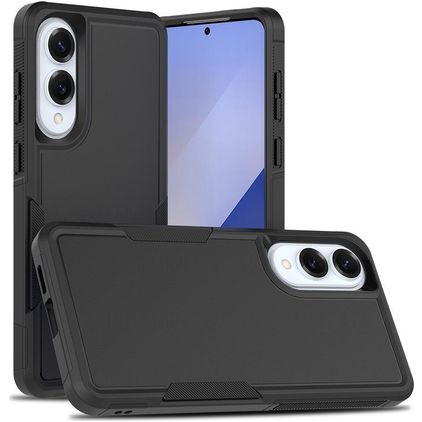 Mobigear Heavy Armor Coque Samsung Galaxy S25 Edge Coque arrière Rigide Anti-Chocs - Noir