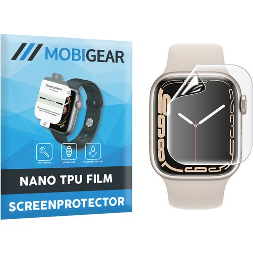 Mobigear Apple Watch - 41 mm Hydrogel TPU Protection d'écran - Compatible coque