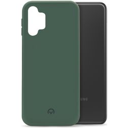 Mobilize Rubber Gelly Coque Samsung Galaxy A13 4G Coque arrière en TPU Souple - Matt Green