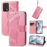 Mobigear Butterfly Realme GT Master Edition Étui Portefeuille - Rose