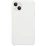 Mobigear Rubber Touch Coque iPhone 15 Plus Coque arrière en Silicone - Blanc