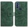 Mobigear Sunflower Housse TCL 30E Etui Porte-Monnaie - Vert