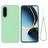 Mobigear Rubber Touch Coque Samsung Galaxy A37 Coque arrière en Silicone - Vert