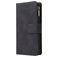 Mobigear Zipper Housse Samsung Galaxy A41 Etui Porte-Monnaie - Noir