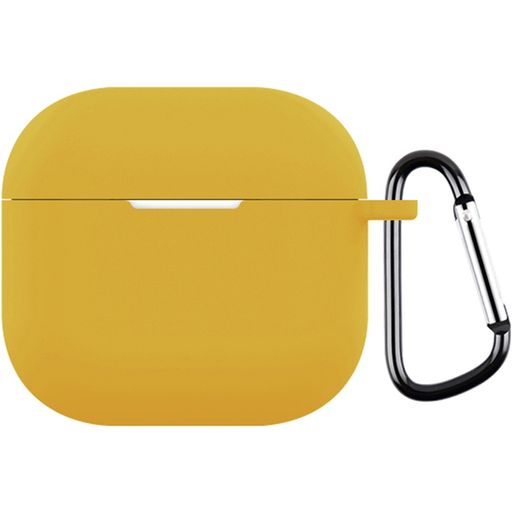 Mobigear Colors Coque Apple AirPods 4 Coque en Silicone Souple - Jaune