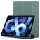 Mobigear Tri-Fold Gel Coque iPad Air 5 (2022) Etui en TPU,Similicuir - Vert