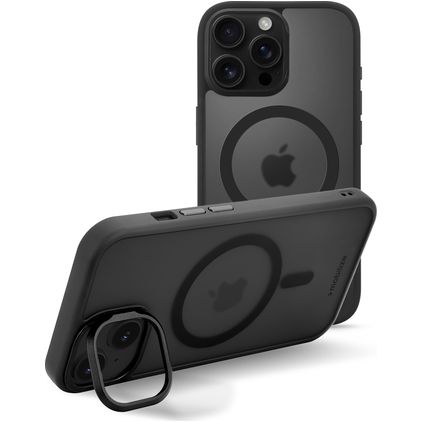 Mobilize Hybrid Pro iPhone 16 Pro Max MagSafe Plastique rigide Coque arrière Antichoc - Noir