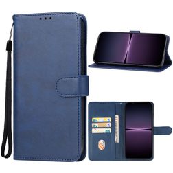 Mobigear Wallet Housse Sony Xperia 1 V Etui Porte-Monnaie - Bleu