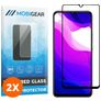 Mobigear Premium Xiaomi Mi 10 Lite Verre trempé Protection d'écran - Compatible Coque - Noir (Lot de 2)