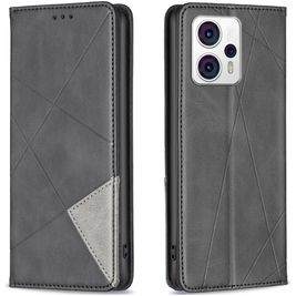 Mobigear Rhombus Slim Housse Motorola Moto G13 Etui - Noir