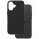 CARE by PanzerGlass Fashionable Coque iPhone 16 MagSafe Coque arrière en Silicone - Noir