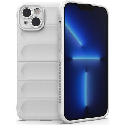 Mobigear Bumpy Coque iPhone 14 Plus Coque arrière en TPU Souple - Blanc