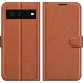 Mobigear Classic Housse Google Pixel 6 Etui Porte-Monnaie - Marron