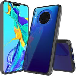 Mobigear Crystal Coque Huawei Mate 30 Coque arrière Rigide - Noir / Transparent