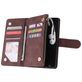 Mobigear Zipper Housse Huawei P40 Etui Porte-Monnaie - Marron