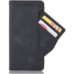 Mobigear Slide Wallet Housse Samsung Galaxy Note 20 Ultra Etui Porte-Monnaie - Noir