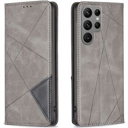 Mobigear Rhombus Slim Housse Samsung Galaxy S24 Ultra Etui - Gris