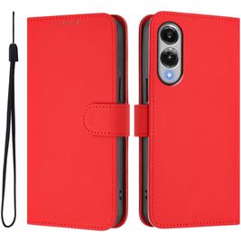 Mobigear Urban Wallet Housse Samsung Galaxy S25 Edge Etui Porte-Monnaie - Rouge