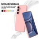 Mobigear Rubber Touch Coque Samsung Galaxy S25 FE Coque arrière en Silicone - Rose