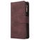 Mobigear Zipper Housse Samsung Galaxy A41 Etui Porte-Monnaie - Marron