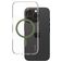 CARE by PanzerGlass Urban Combat iPhone 16 Pro MagSafe Plastique rigide Coque arrière - Transparent / Vert