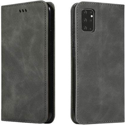 Mobigear Retro Slim Housse Samsung Galaxy S20 Plus Etui Porte-Monnaie - Noir