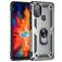 Mobigear Armor Ring Coque Motorola Moto G50 Coque arrière Rigide Anti-Chocs avec Anneau-Support - Argent