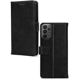 Mobilize Premium Gelly Wallet Housse Samsung Galaxy A23 Etui Porte-Monnaie - Noir