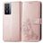 Mobigear Clover Vivo Y76 Étui Portefeuille - Rose doré